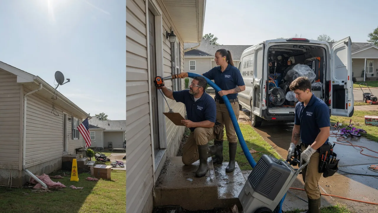 Ceiling Water Damage Restoration in Mason, TX near me